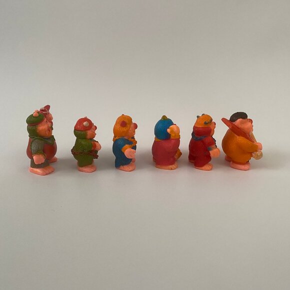 Vintage Lot 6 My Pet Monster Man PVC Figures 1986 Soma - Picture 4 of 10